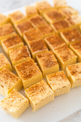 Christmas Eggnog fudge