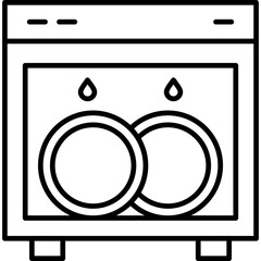 Dish Washing Icon