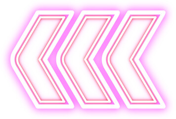Retro Neon Border. Announcement Board .