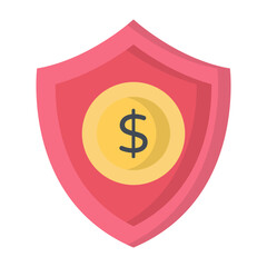 Financial Safety Flat Icon
