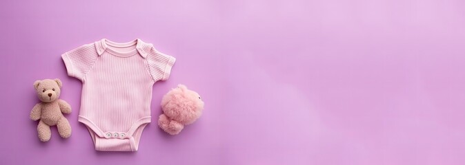 newborn accessories , baby shower, bear doll, with generative ai