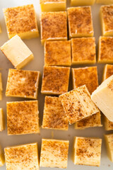 Christmas Eggnog fudge