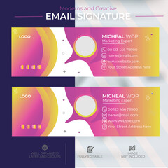 Email Signature Template design post 