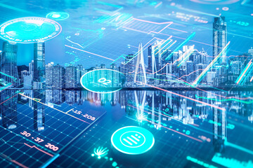 Concept of Urban Architectural Landscape and Trends in Financial Stocks, Market Securities, Real Estate, and Economic Development