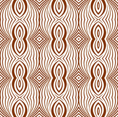A geometric creative fashion design fabric print with a seamless illustration of an ornament would be a unique and stylish addition to any wardrobe.