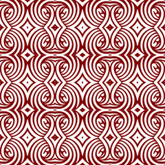 The fabric creative wallpaper featured unique geometric shapes and abstract retro elements, creating a seamless backdrop for the room.