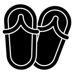 An icon design of flip flop