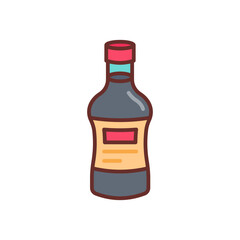 Worcestershire Sauce icon in vector. Illustration