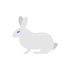 Fototapeta na wymiar Rabbit icon in vector. Illustration