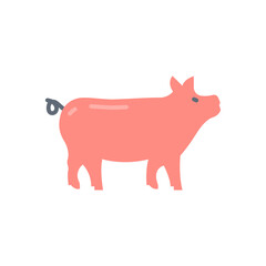 Pork icon in vector. Illustration