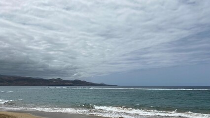 Fototapeta na wymiar Playa de las Canteras on Gran Canaria