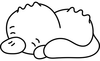 Platypus Character Coloring Page