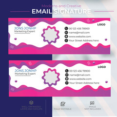 Email signature template design post