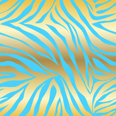 Fototapeta na wymiar Vector animal print. Zebra ornament. Tiger skin print. Seamless pattern