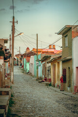 In the alleys and historic districts of Trinidad