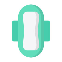 Menstruation Pad Flat Icon