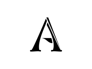 Letter A logo design. Creative Initial letter A logo. Letter A symbol, Letter A business.