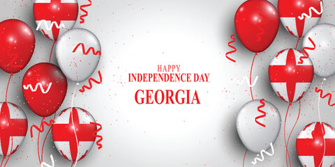 Georgia Independence Day background.