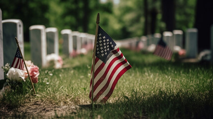 Memorial Day created with Generative AI technology
