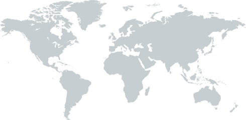 Fototapeta na wymiar map of the world isolated