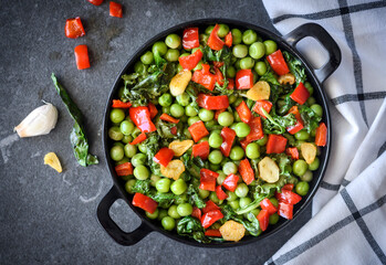 Kale Pea Saute