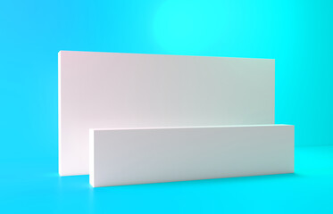 Welcome desk. Info desk, counter, event area, welcome counter mockup, registration stand. Mockup for events, exhibitions and presentations. Reception desk mockup.