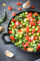 Kale Pea Saute