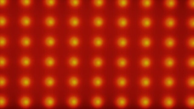 multi-colored diode flashlight burning in the dark