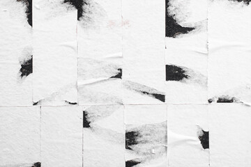 Abstract background of torn white paper. - obrazy, fototapety, plakaty