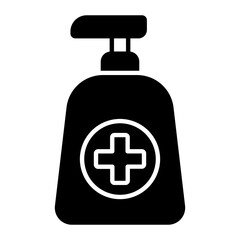 Liquid Soap Glyph Icon