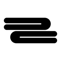 Obraz premium Towels Glyph Icon