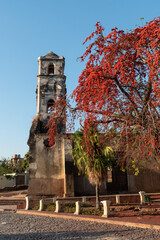 Old Church of St. Francis of Assisi in Trinidad in Cuba