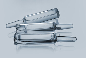 Hyaluronic acid glass ampoule injection or serum moisturizer booster 