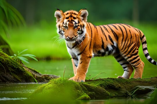 beautiful cute and pretty wild animals images and wallpapers generative Ai