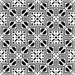 Monochrome pattern. Abstract texture for fabric print, card, table cloth, furniture, banner, cover, invitation, decoration, wrapping.seamless repeating pattern.Black and white color.