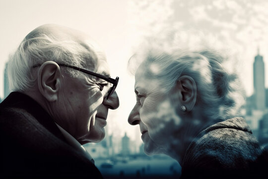 Concept of Alzheimer's Disease &ndash; Aging with Dementia &ndash; Generative AI