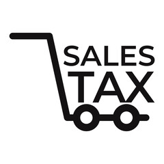sales tax trolley icon