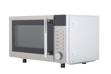microwave isolated on white right side