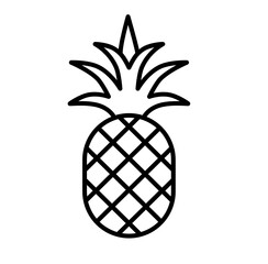 Pineapple outline icon	