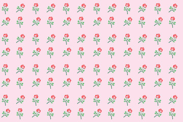 Colored flowers Pattern Botanical Design for Print and Graphic Projects. This botanical design features a colored flowers pattern and is perfect for print, graphic design, and home decor projects.
