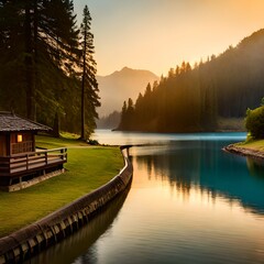 Beautiful AI generated Landscape photgraphy