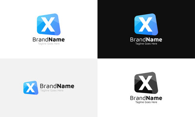 X Letter Logo Template