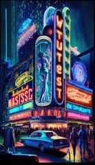 Tokyo Shibuya: A Spectacular Urban Fantasy Watercolor