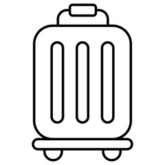 Vector design of trolley bag