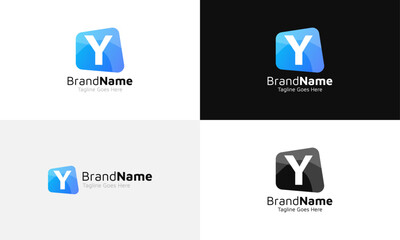 Y Letter Logo Template