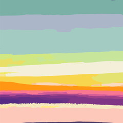 Abstract impressionism. Landscape