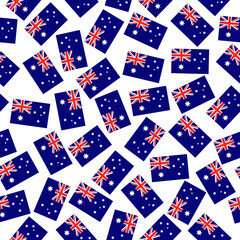 Pattern with flag of the Australia. Seamless Pattern with flag of the Australia.