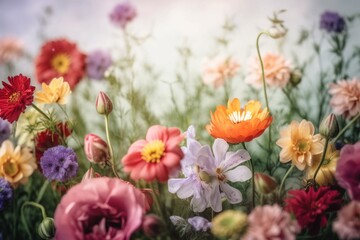 Obraz premium flower meadow-Ai