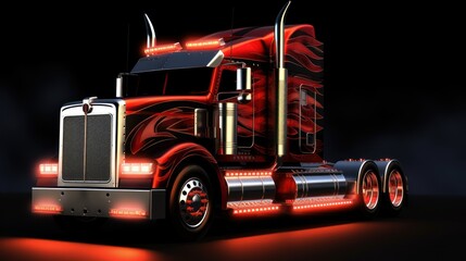 Racing Truck Game Art Wallpaper Background