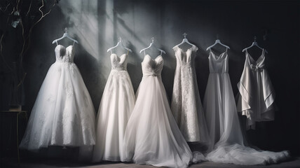 white full wedding dresses and accerssories for brides